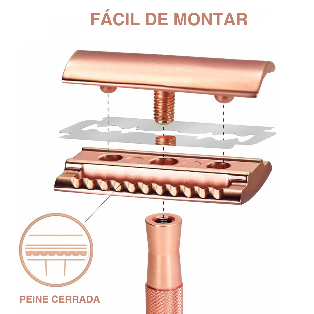 Maquinilla de Afeitar de Seguridad Claréa (+ 20 cuchillas)