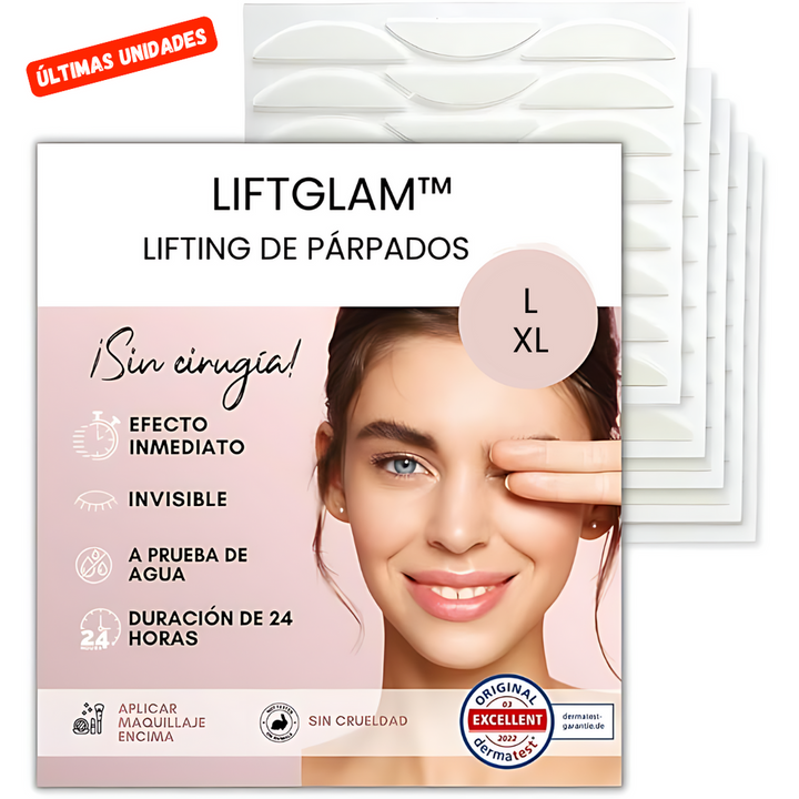 LiftGlam® - Disminuye el 80% del efecto párpado caído al instante